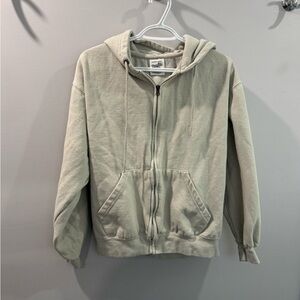 Pacific & Co Light Green Zip-Up Hoodie - Size Medium